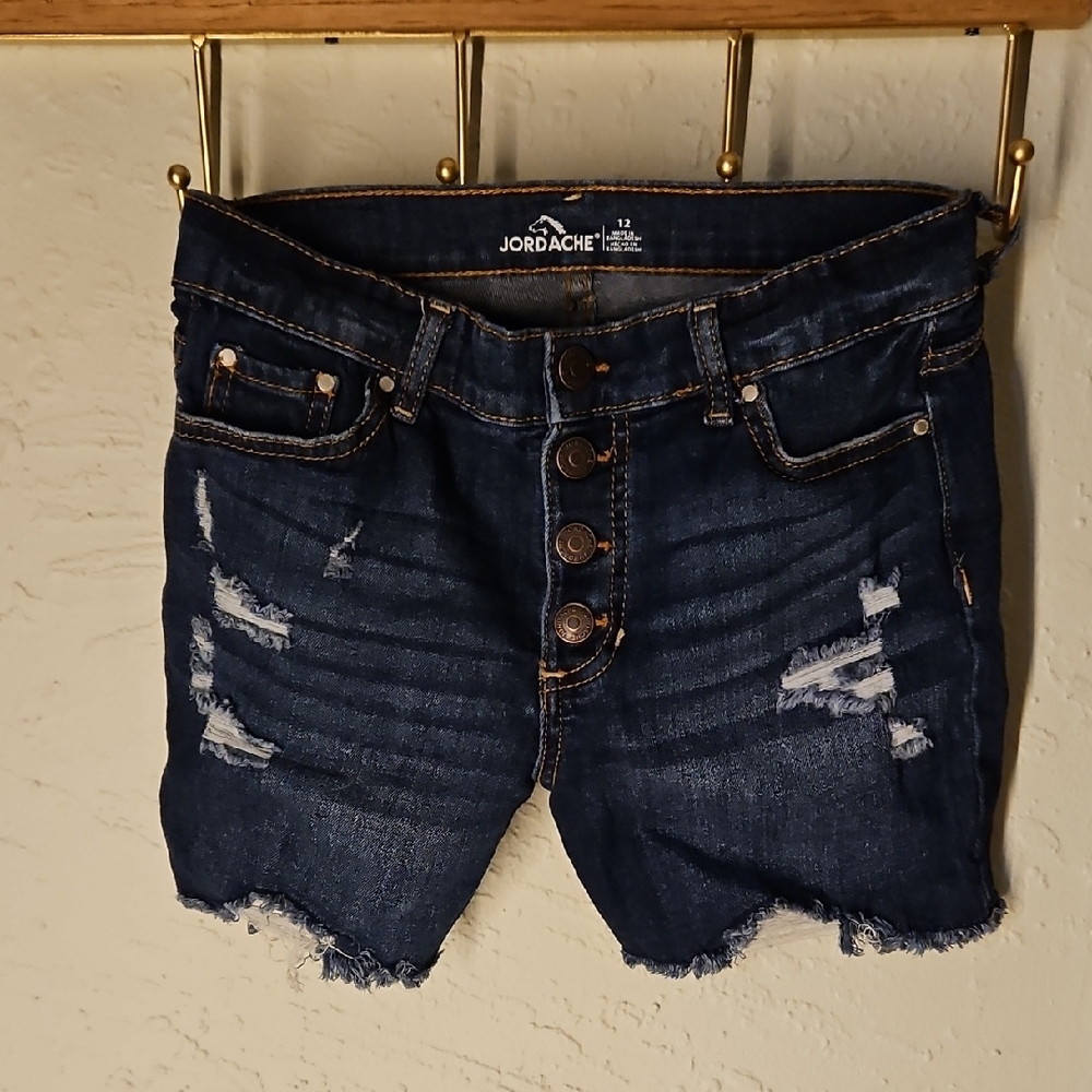 Jordache Dark Blue Denim Shorts